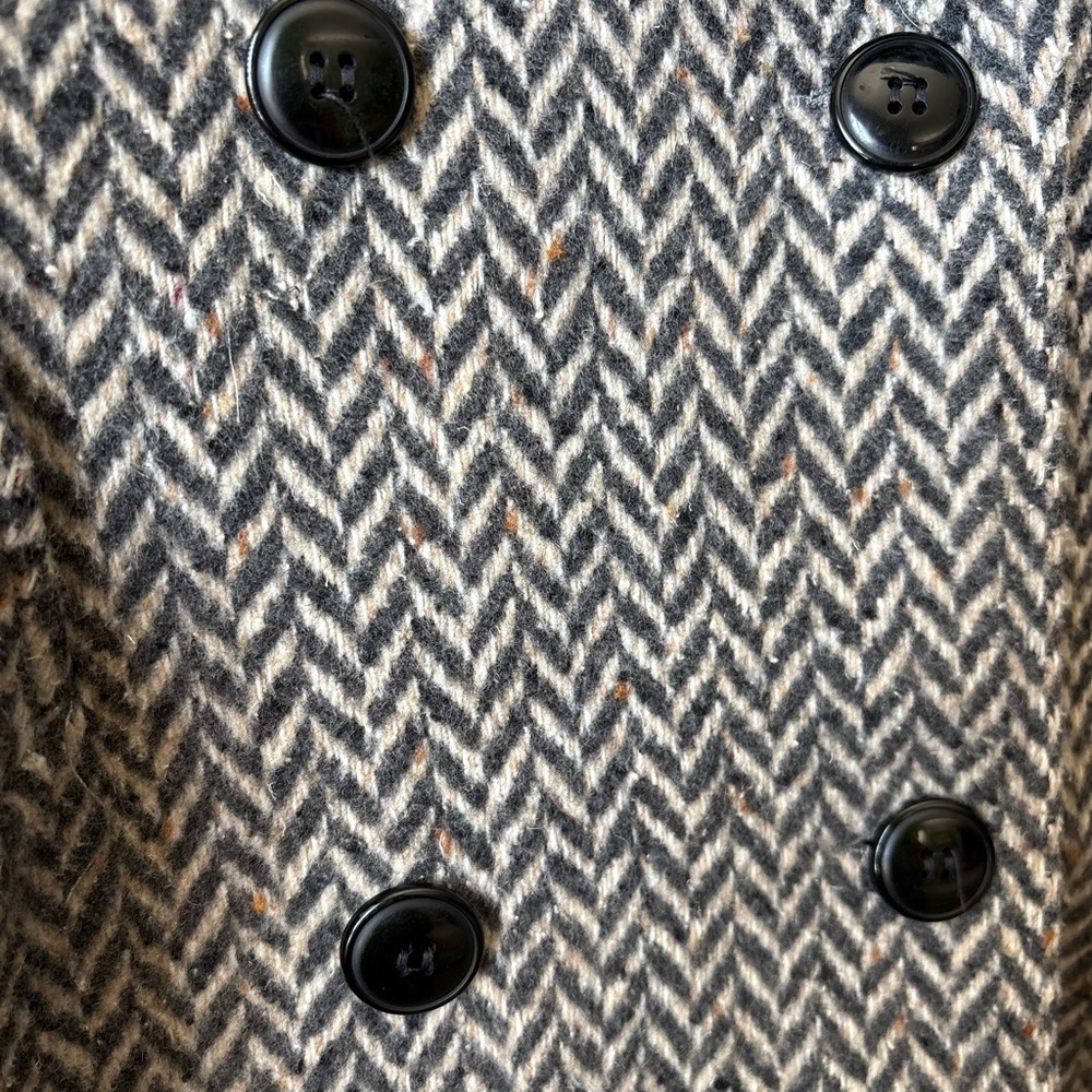 Vintage 1980s Double breasted Wool Coat - Picture 4 of 13